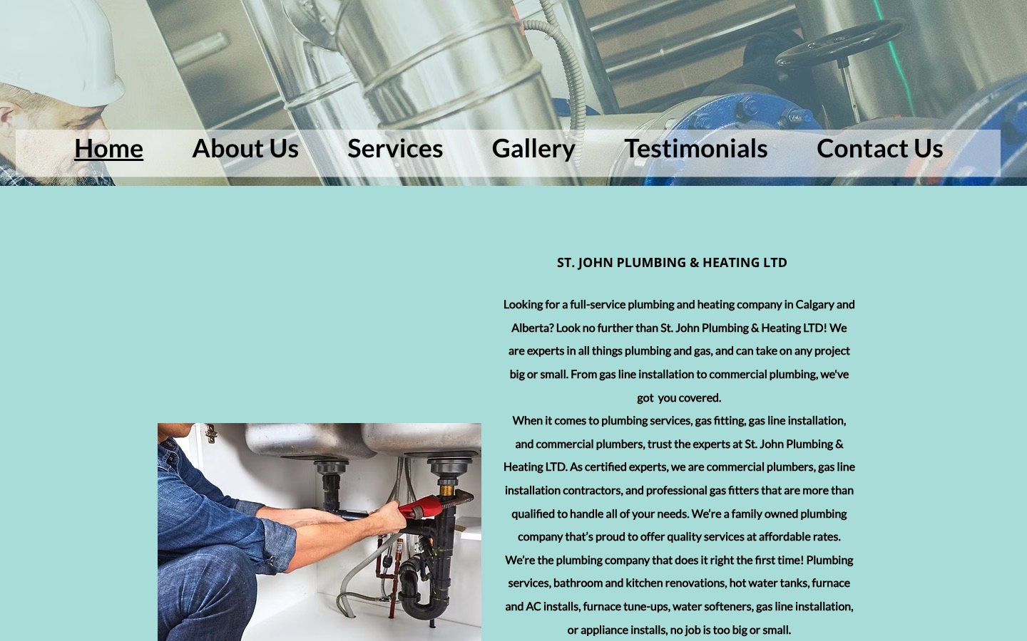 The current homepage